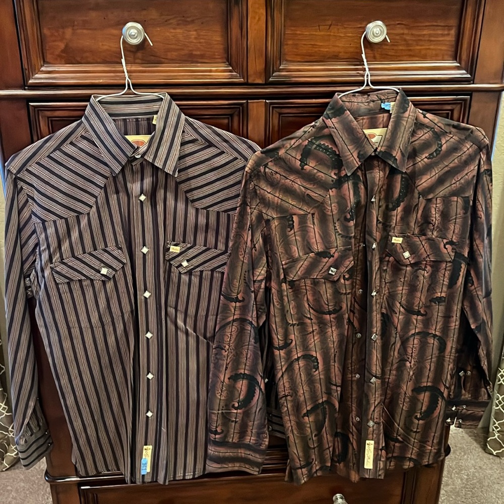 Larry Mahan Pearl-snap shirts